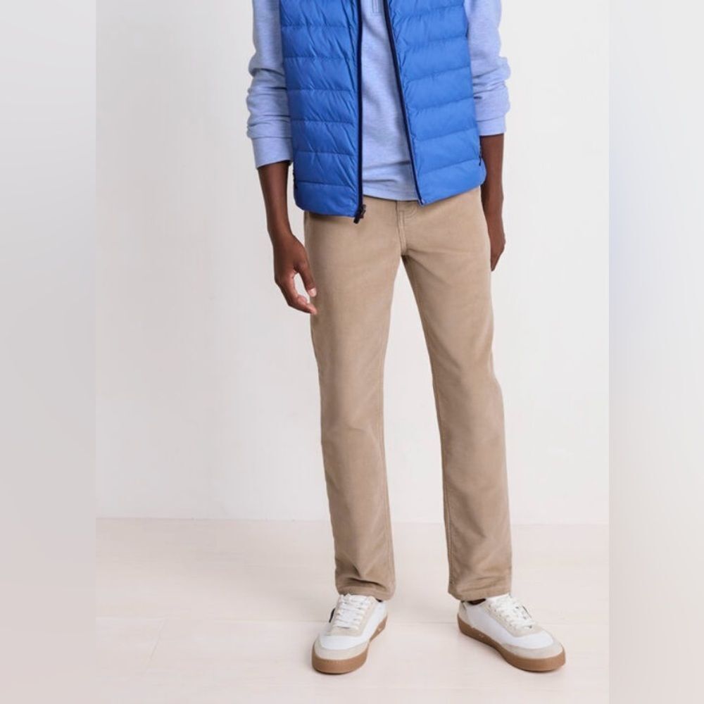 NWT!! Boys Vineyard Vines Stretch Terry 5 pocket Khaki cords